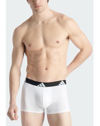 adidas - Active Flex Cotton Trunk 3 Pack Underwear - Lyst