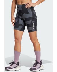 adidas - Terrex Multi 8-Inch Tight Shorts Printed - Lyst