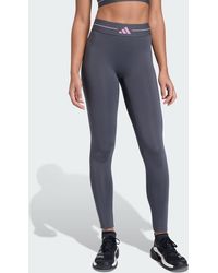 adidas - Hyperglam 3-Stripes Full Length Legging - Lyst