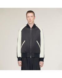 adidas - Y-3 Liquid Logo Satin Souvenir Jacket - Lyst