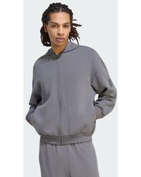 adidas - Sweatshirt Adidas Soft Lux Full-Zip Hoodie - Lyst