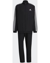 adidas - Essentials Stripes Tracksuit Set - Lyst