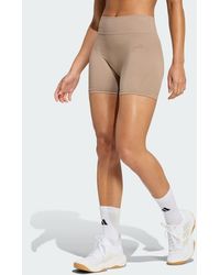 adidas - Workout Essentials 4 Inch Leggings Knit - Lyst