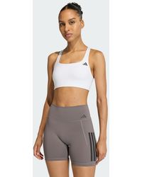 adidas - Optime Workout Medium Support Bra - Lyst