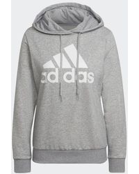 adidas - Sudadera Con Capucha Essentials Relaxed Logo - Lyst