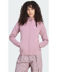 adidas - Terrex Xperior Climawarm+ Ventknit Fleece Hooded Jacket - Lyst