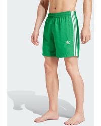 adidas - Adicolor 3-Stripes Swim Shorts - Lyst