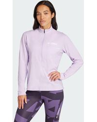 adidas - Terrex Multi Climacool 1/2 Zip Long Sleeve Long-Sleeve Top - Lyst