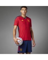 adidas - Maglia Home Authentic 22 Spain - Lyst