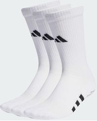 adidas - Performance Cushioned Crew Grip Socks 3-pairs Pack - Lyst