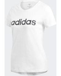 adidas - Essentials Linear Tee - Lyst