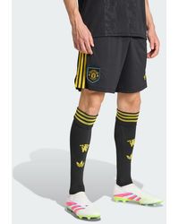 adidas - Manchester United 25/26 Home Shorts - Lyst