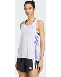 adidas - Adizero Running Singlet - Lyst