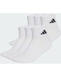 adidas - Cushioned Essentials Ankle Socks 6 Pair Pack - Lyst