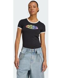 adidas - T-Shirt X Jeremy Scott Pride Graphic Slim - Lyst
