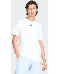 adidas Originals - Chest Stripes Engineered Collar T-Shirt - Lyst