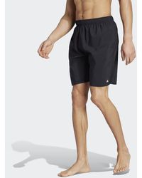 adidas - Solid Clx Classic-length Swim Shorts - Lyst