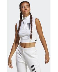 adidas - Mission Victory Sleeveless Cropped Top - Lyst