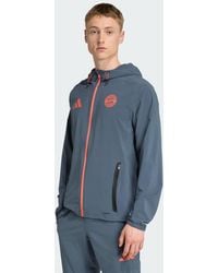 adidas - Bayern Munich 2025/26 Tiro Vis Tech Travel Jacket - Lyst