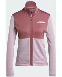 adidas - Terrex Multi Light Fleece Full-zip Jacket - Lyst