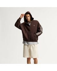 adidas - Adisignature 3 Stripes Full Zip Hoodie - Lyst