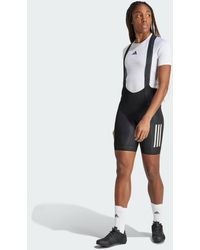 adidas - Essentials 3-stripes Padded Cycling Bib Shorts - Lyst