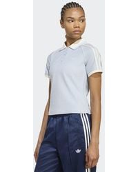 adidas - Tweed Polo Shirt - Lyst