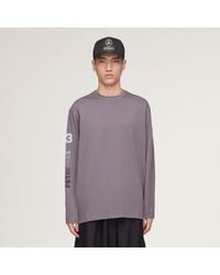 adidas - Y-3 Mercedes Chaos Logo Long Sleeve T-Shirt - Lyst