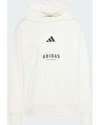 adidas - All Szn Fleece Graphic Hoodie - Lyst