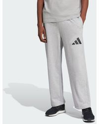 adidas - Pantaloni Essentials Wide Leg 3 Bar Logo - Lyst