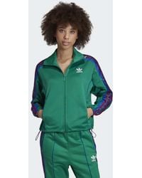 adidas green floral jacket