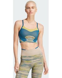 adidas - By Stella Mccartney Truestrength Yoga Seamless Medium Support Sports Bra - Lyst