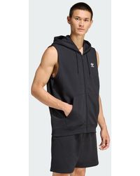adidas - Trefoil Essentials Sleeveless Hoodie - Lyst