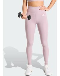 adidas - Optimé Essentials Stash Pocket Full-Length Leggings - Lyst