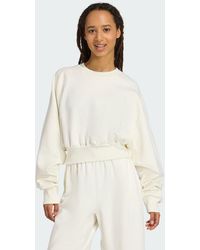 adidas - Soft Lux Loose Sweatshirt - Lyst