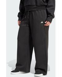 adidas - Essentials Small Logo Feel Cozy Open-Hem Pants - Lyst