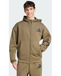 adidas - Track Jacket New Z.N.E. Full-Zip Hooded - Lyst