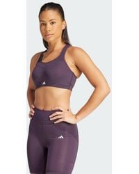 adidas - Tlrd Impact Training High-Support Sport-Bh - Lyst