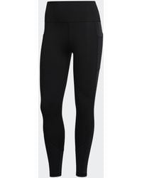 adidas - Optime Training Shiny Full Length Leggings - Lyst