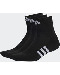 adidas Calcetines Performance Cushioned Mid-Cut - Negro