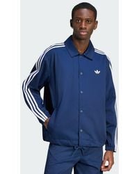 adidas - 3 Stripes Coaches Jacket - Lyst