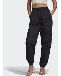 adidas Twill Cargo Trousers - Black
