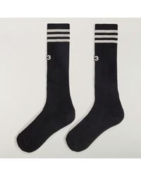 adidas - Y-3 Stripes High Socks - Lyst