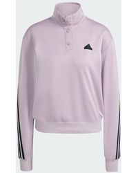 adidas - Iconic Wrapping 3-Stripes Snap Track Top - Lyst