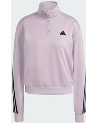 adidas - Iconic Wrapping 3-Stripes Snap Track Top - Lyst