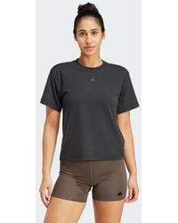 adidas - Power Back-Cutout 3-Stripes Tee - Lyst