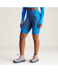 adidas - By Stella Mccartney Two-Tone Bike Leggings - Lyst
