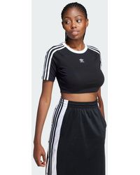 adidas - 3-Stripes Baby Damen T-Shirts - Lyst