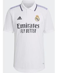 adidas - Real Madrid 22/23 Home Authentic Jersey - Lyst