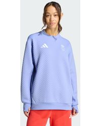 adidas - Team Gb Xploric Crew Neck Sweatshirt - Lyst